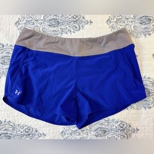 LG‎ Women's Blue and Gray under armour Athletic Shorts